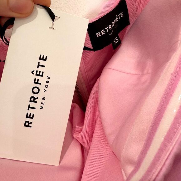 NWT RETROFÊTE QUEENIE DRESS in Camellia - Picture 9 of 11